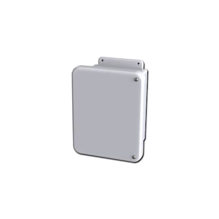 Saginaw Control & Engineering Captive Screws Electrical Enclosures, 9.56 in H, 4-3/4 in D, 7.52 in W, NEMA 4, 4X, 12, 13 SCE-806FG